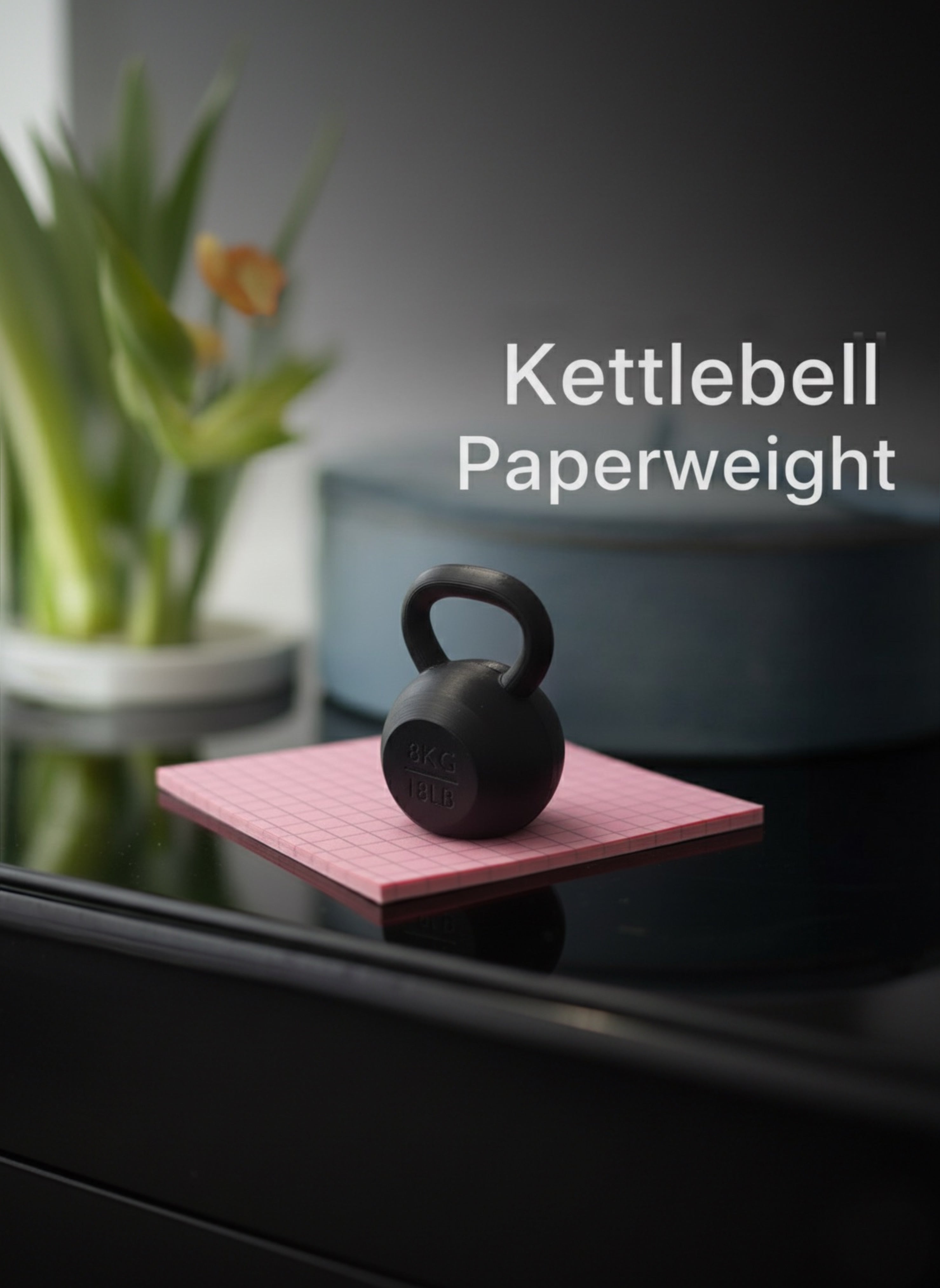 Fermacarte Kettlebell – Edizione "Gym Set" – Formastampa
